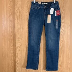 NWT Levi's 525 Dark Blue Classic Straight Leg Jeans